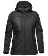GXJ-2W Stormtech Ladies Olympia Shell Jacket Black / Black colour image